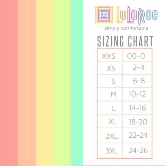 🌻 2/$15 Lularoe Irma Red & Blue Stripe Tunic - Picture 2 of 3